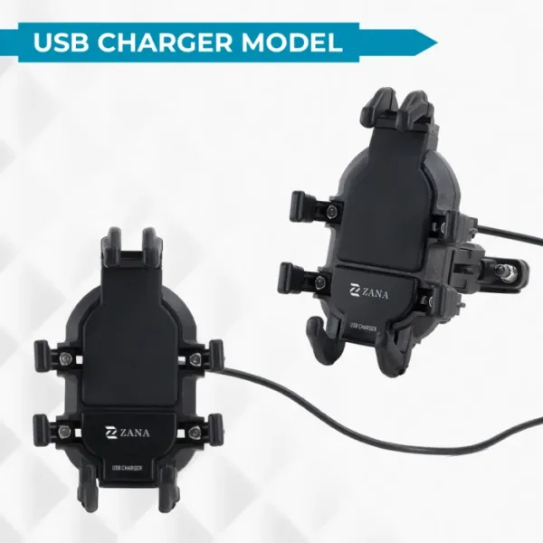 Universal Mobile Holder with USB Charger